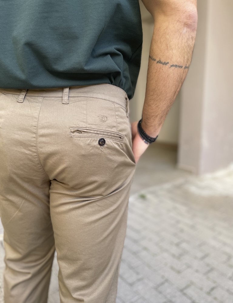 Ανδρικό πούρο παντελόνι καπαρντίνα Chinos BO2909P φωτογραφία